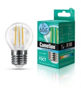 Светодиодная лампа E27 7W 4500К (холодный свет) Camelion LED7-G45-FL/845/E27(13459)