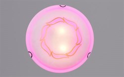 Светильник РС-303 Дельфин розовый (д.300) - фото 2110461