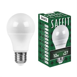 Лампа светодиодная SAFFIT SBA6010 Шар E27 10W 2700K - фото 2180256