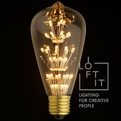 Лампа светодиодная Loft it Edison Bulb E27 3Вт 2700K ST64-47LED - фото 2520581