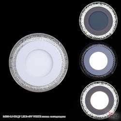 Встраиваемый светодиодный светильник Reluce  34033-9.0-001QP LED3+3W WHITE - фото 2619642