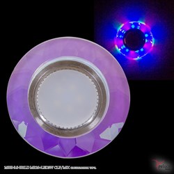 Встраиваемый светильник со светодиодной подсветкой Reluce14008-9.0-001LD MR16+LED3W CLF/MIX - фото 2620081