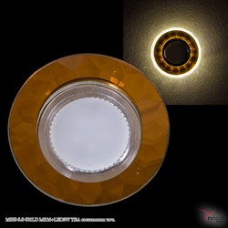 Встраиваемый светильник со светодиодной подсветкой Reluce14008-9.0-001LD MR16+LED3W TEA - фото 2620082