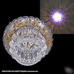 Встраиваемый светильник со светодиодной подсветкой Reluce11004-9.0-001G G9+LED3W TEA(MIX) - фото 2621690