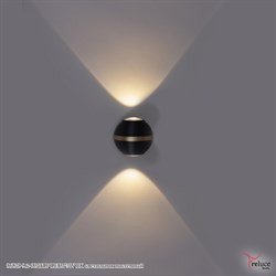 Архитектурный светильник Reluce LED 86828-9.2-002TLF LED2*3W BK - фото 2622410
