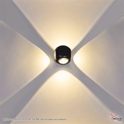 Архитектурный светильник Reluce LED 86828-9.2-004TLFA LED4*3W BK - фото 2622414