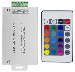 Контроллер-регулятор цвета RGB с пультом ДУ Apeyron Electrics  C4-02 - фото 2682235