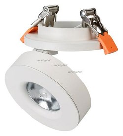 Встраиваемый светильник на штанге Arlight LGD-MONA-BUILT-R100-12W Warm3000 (WH, 24 deg) 025450 - фото 2689574