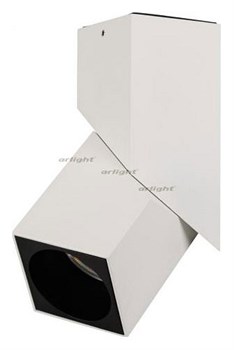 Накладной светильник Arlight SP-TWIST-SURFACE-S60x60-12W Warm3000 (WH-BK, 30 deg) 026467 - фото 2689657