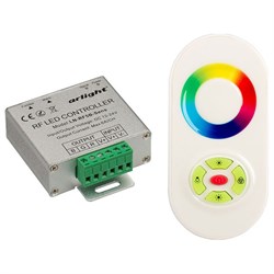 Контроллер-регулятор цвета RGB с пультом ДУ Arlight LN-RF5B 016487 - фото 2696424