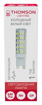 Лампа светодиодная Thomson G9 G9 7Вт 6500K TH-B4244 - фото 2706401