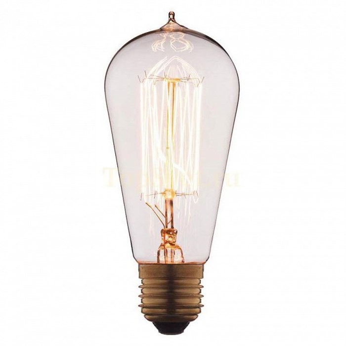 Лампа накаливания Loft it Edison Bulb E27 40Вт 2700K 6440-SC - фото 2768450