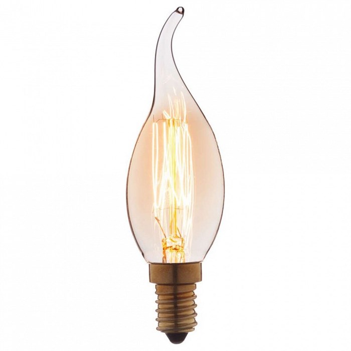 Лампа накаливания Loft it Edison Bulb E14 40Вт K 3540-GL - фото 2768491