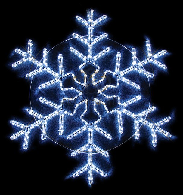 Панно световое (95x95 см) Снежинка NN-501 501-338 - фото 2775030