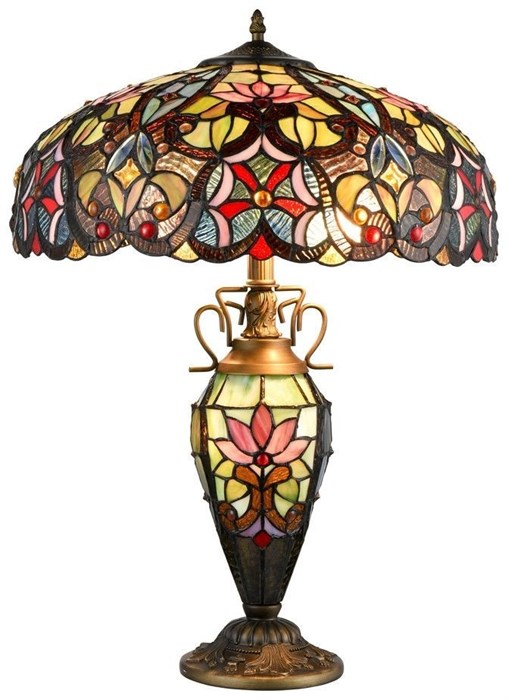 Настольная лампа Velante Тиффани 825-804-03 - фото 2800972