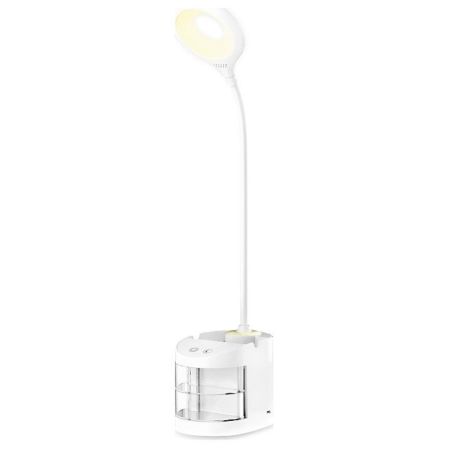 Настольная лампа офисная Ambrella DE56 DE561 WH белый LED 4200K 4W - фото 2830338