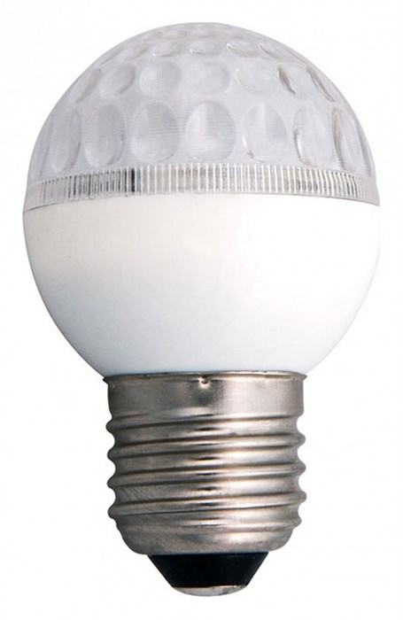 Лампа светодиодная SLB-LED-9 E27 220В 5Вт красный 405-212 - фото 3107795