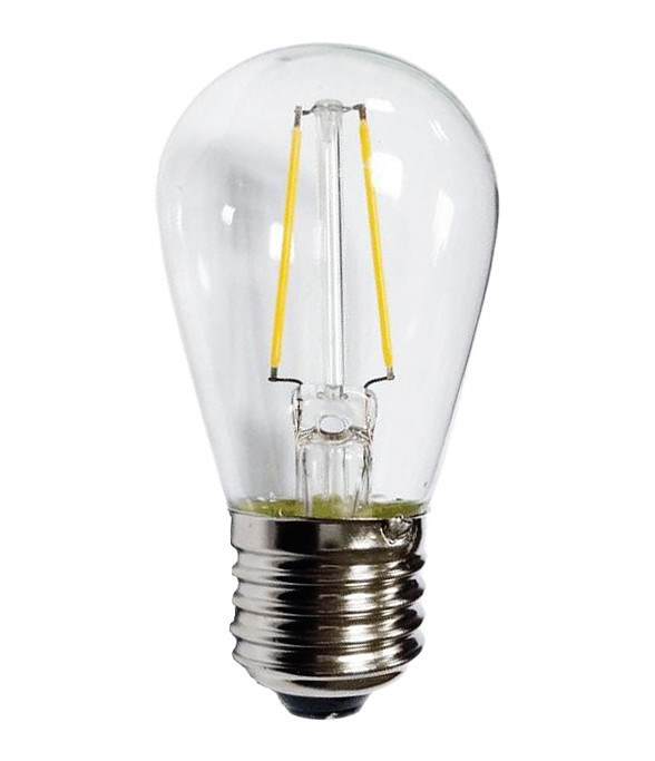 Лампа светодиодная Filament E27 220В 2Вт 3000K 601-801 - фото 3107859