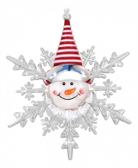 Снеговик световой (10х12 см) 55054 - фото 3109095