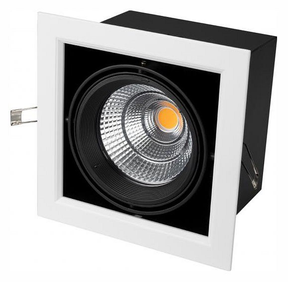Встраиваемый светильник Arlight CL-KARDAN-S190x190-25W Day4000 (WH-BK, 30 deg) 026499 - фото 3222930