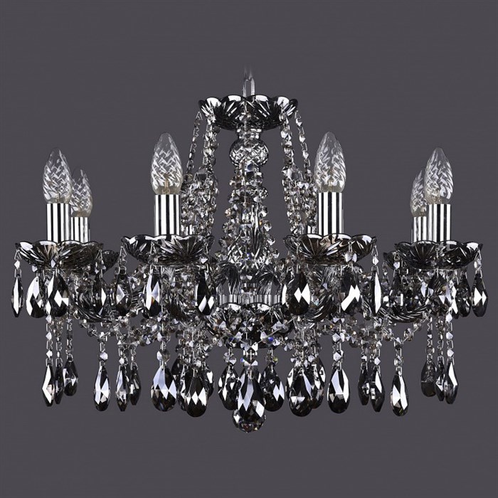 Подвесная люстра Bohemia Ivele Crystal 1413 1413/8/200/Ni/M781 - фото 3238013