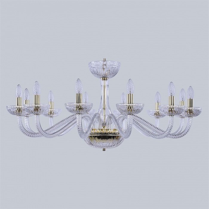 Подвесная люстра Bohemia Ivele Crystal Ivele Crystal 6 1311/12/360 G Cl/Clear/M-1G - фото 3238655