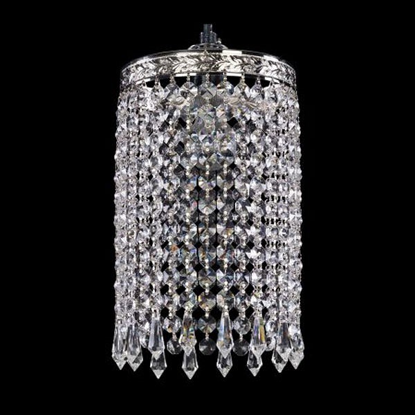 Подвесной светильник Bohemia Ivele Crystal 1920 19201/15IV Ni Drops - фото 3239315