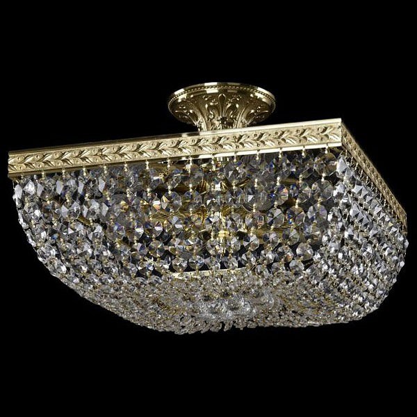 Светильник на штанге Bohemia Ivele Crystal 1928 19282/35IV G - фото 3239554