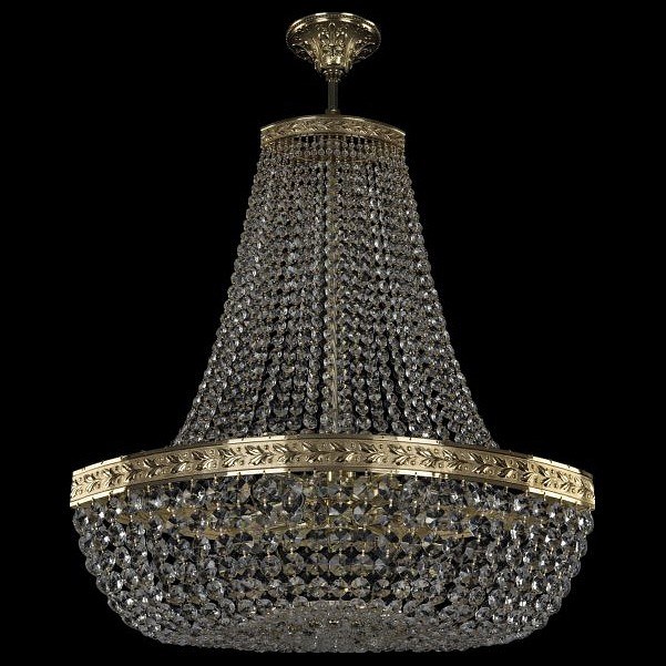 Светильник на штанге Bohemia Ivele Crystal 1928 19283/H2/60IV G - фото 3239595