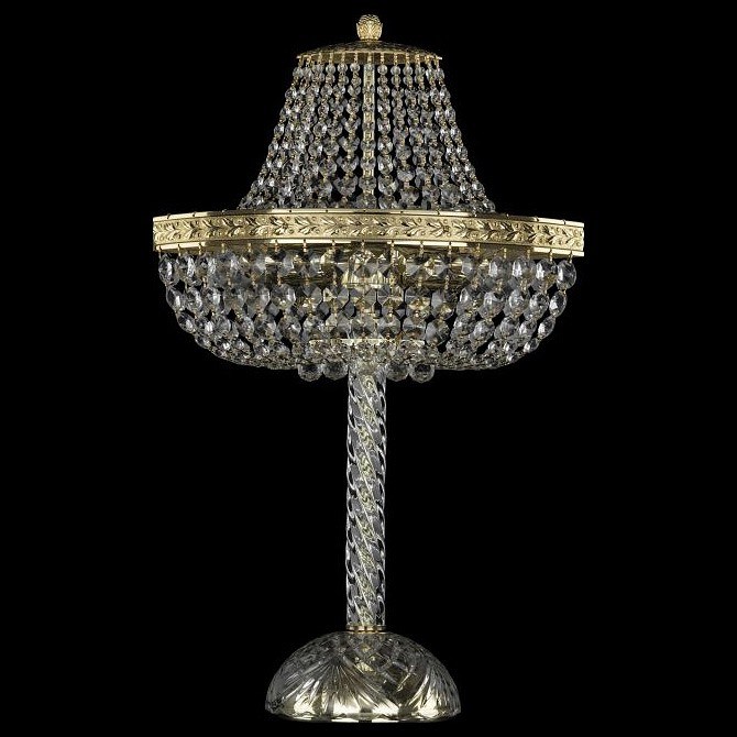 Настольная лампа декоративная Bohemia Ivele Crystal 1928 19283L4/H/35IV G - фото 3239624