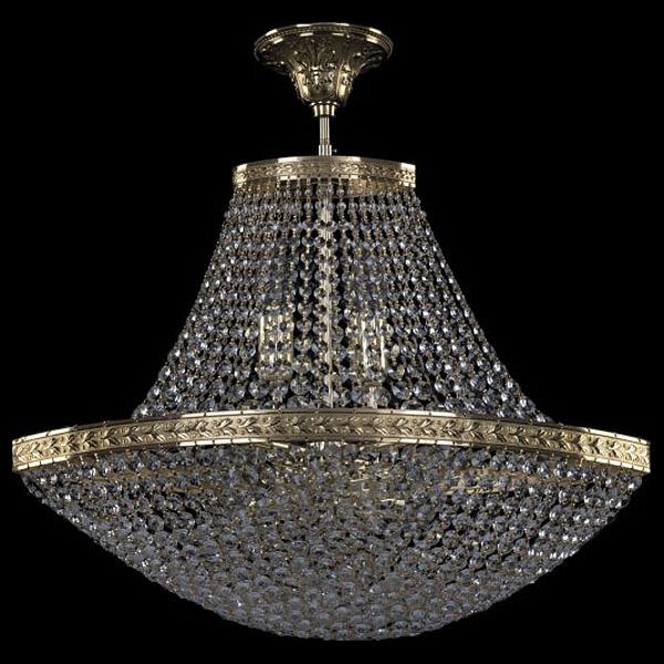 Светильник на штанге Bohemia Ivele Crystal 1932 19323/H1/55IV G - фото 3239727