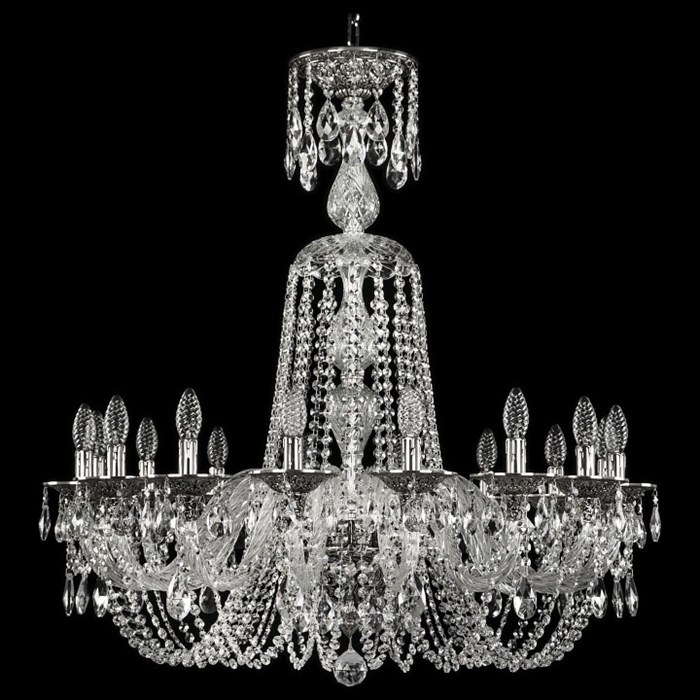 Подвесная люстра Bohemia Ivele Crystal 1602 16102/16/300/XL-95 NB - фото 3239921