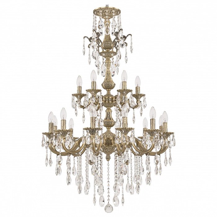 Подвесная люстра Bohemia Ivele Crystal 7201 72101/12+6/250/XL/2d B FP - фото 3240736