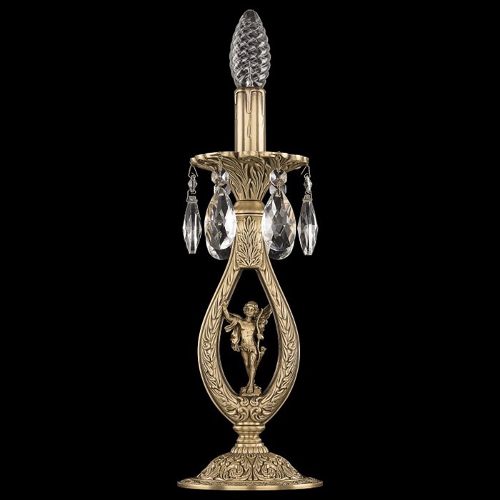 Настольная лампа декоративная Bohemia Ivele Crystal 7200 72400L/1-33 FP FA5S - фото 3240954