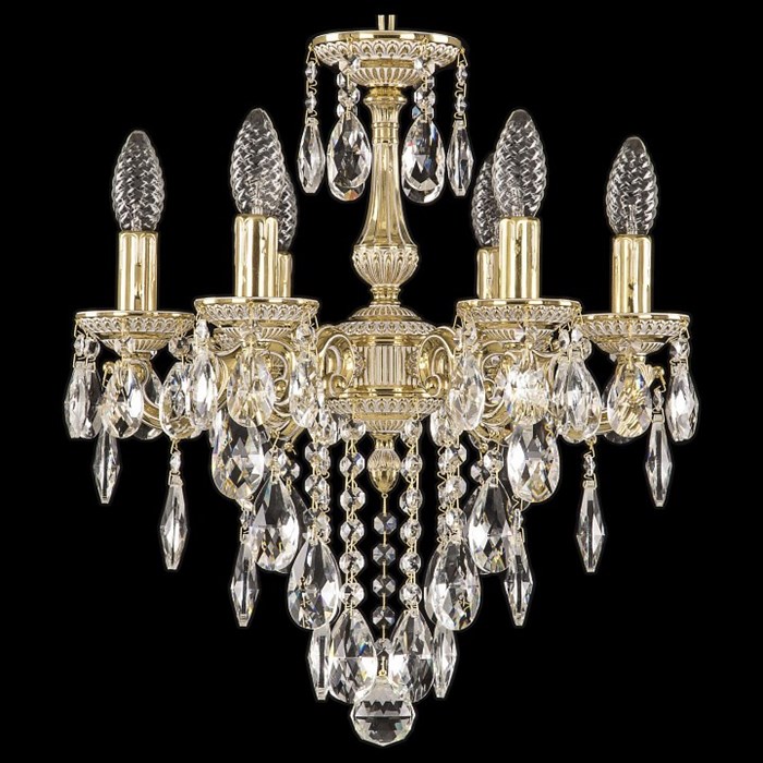 Подвесная люстра Bohemia Ivele Crystal 7501 75101/6/125 B GW - фото 3241023