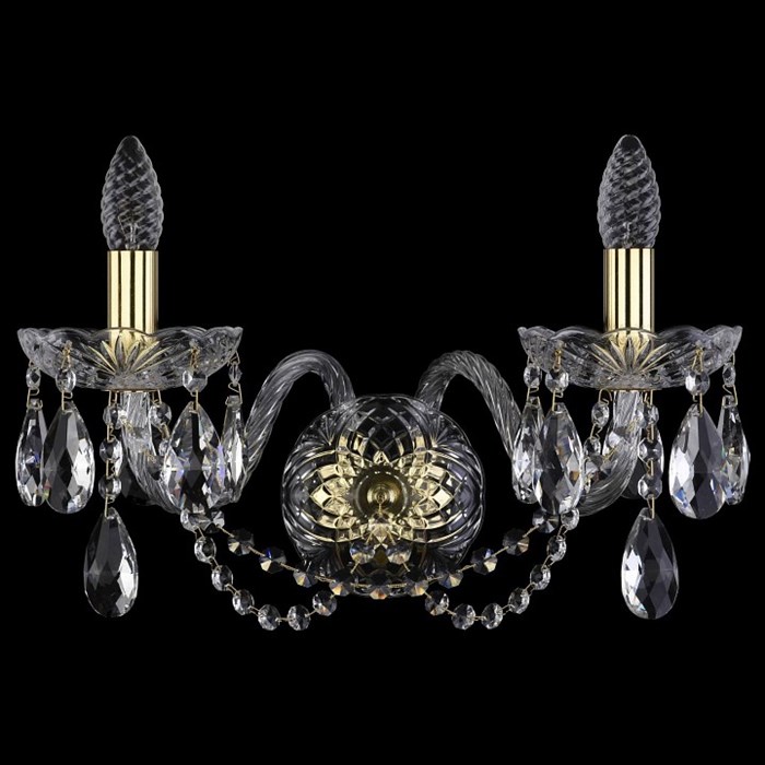 Бра Bohemia Ivele Crystal 1400 1402B/2/195XL/G - фото 3241355