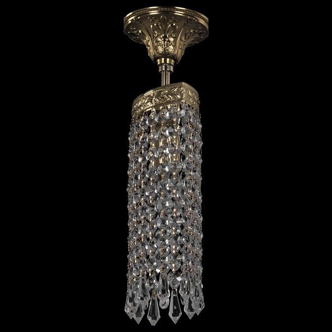 Светильник на штанге Bohemia Ivele Crystal 1920 19203/15IV G Drops - фото 3241371