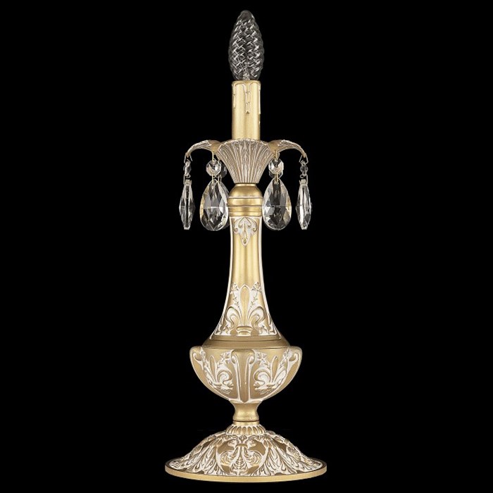 Настольная лампа декоративная Bohemia Ivele Crystal AL7901 AL79100L/1-38 AGW - фото 3242473