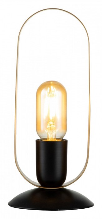 Настольная лампа декоративная Indigo Animo 10007/A/1T Black - фото 3331999