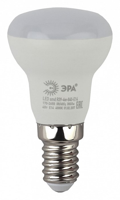 Лампа светодиодная Эра STD E14 4Вт 4000K Б0047934 - фото 3374686