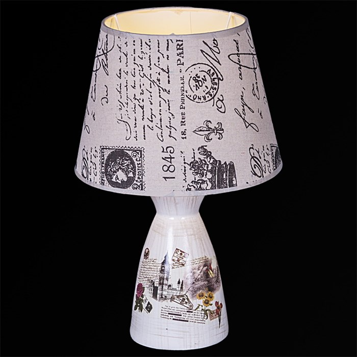 Настольная лампа с абажуром Reluce E14 00935-0.7-01 - фото 3375575