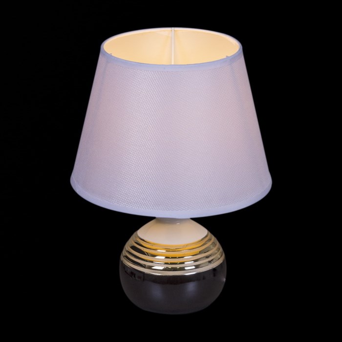 Настольная лампа с абажуром Reluce E14 01893-0.7-01 - фото 3423425