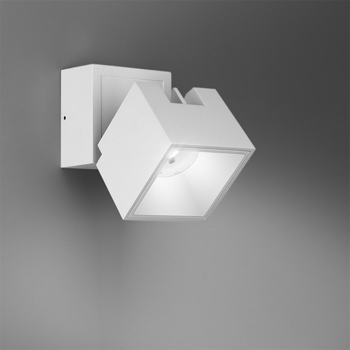 Frezia Light 1026 белый квадратный светильник настенно-потолочный - фото 3442730