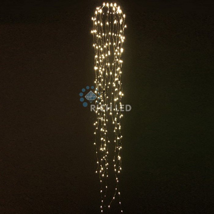 Бахрома световая Дреды [1.5 м] RL-DR1.5-B/WW - фото 3470318