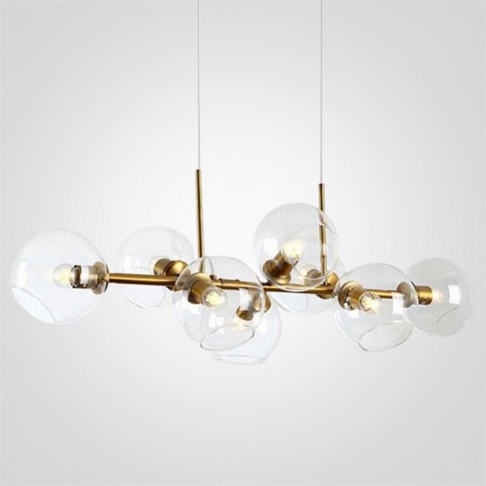 Подвесная люстра Imperiumloft Staggered Glass Chandelier 8 40.2211 - фото 3482270