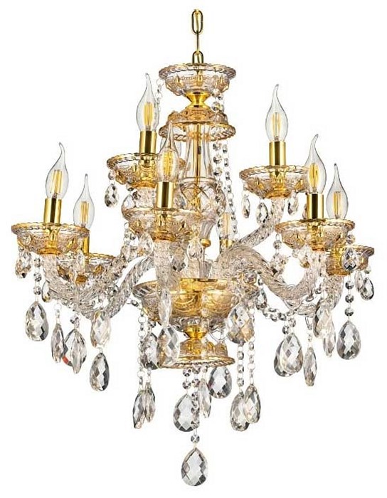 Подвесная люстра LUMINA DECO Eliza LDP 7025-6+3 GD - фото 3551346