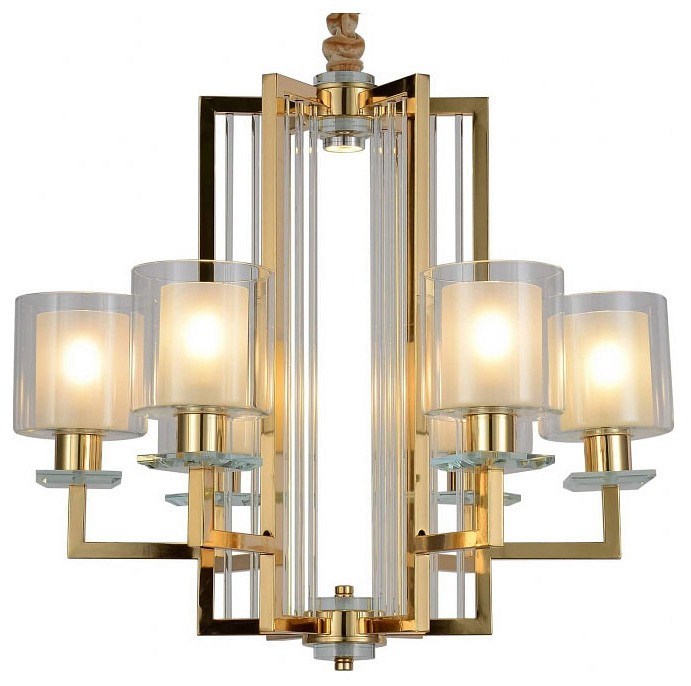 Подвесная люстра LUMINA DECO Manhattan LDP 8012-6 F.GD - фото 3551460