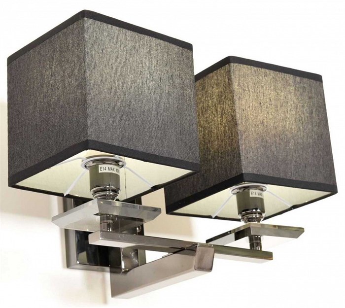 Бра LUMINA DECO Flianelo LDW 1248-2 BK - фото 3551616