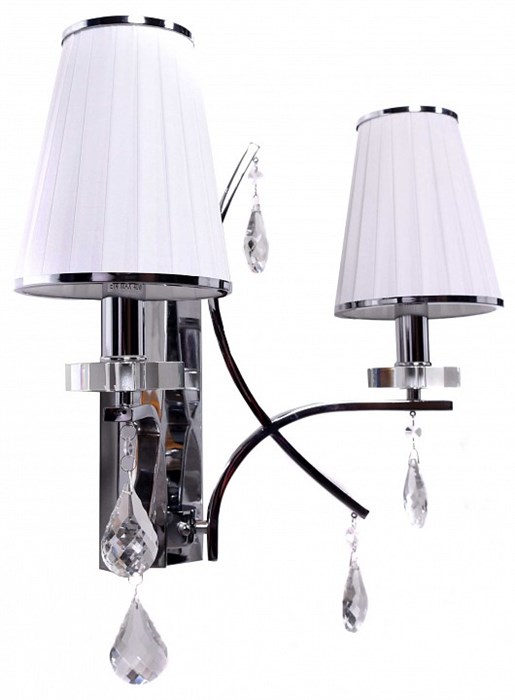 Бра LUMINA DECO Glamour LDW 66247-2 WT+CHR - фото 3551620