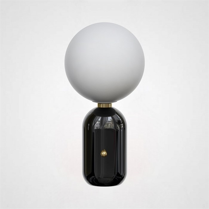 Настольная лампа декоративная Imperiumloft Parachilna Aballs Black 43.305 - фото 3656414